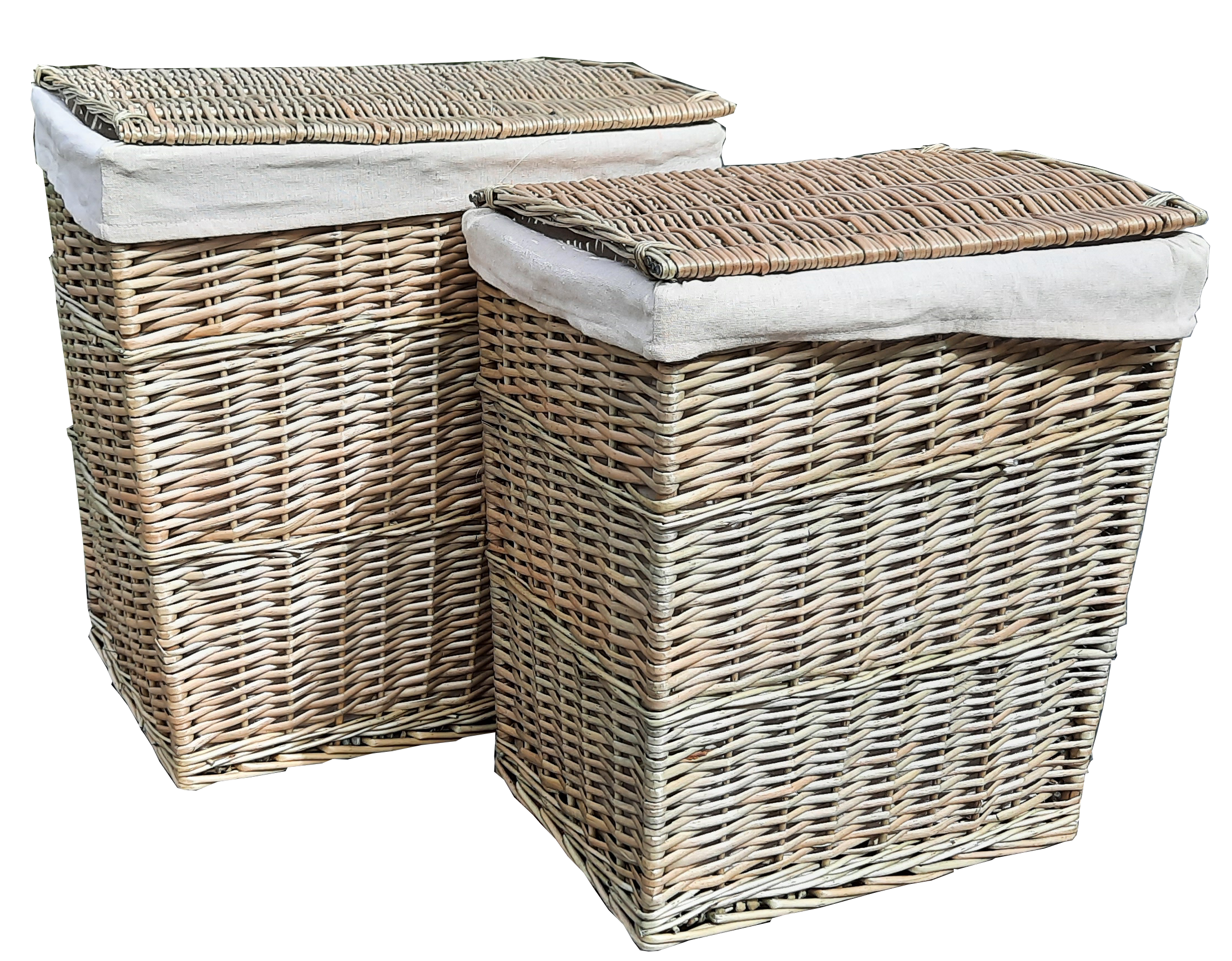 Laundry Basket Lined Set 2