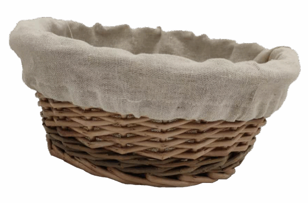 Padstow Round Bread Tray Small with Lining