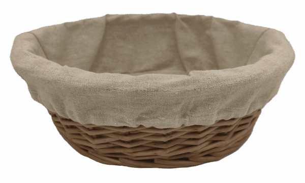 Padstow Round Bread Tray Large with Lining
