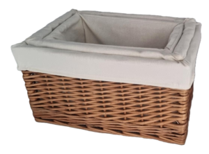 Storage with Cream Cotton Lining - Set of 3
